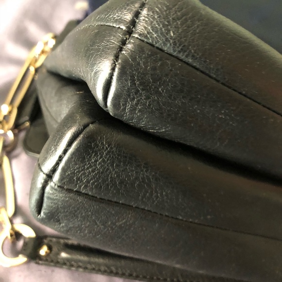 Coach Madison flap shoulder bag w chain - Picture 2 of 7